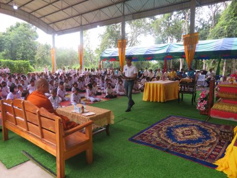 โครงการอบรมคุณธรรม จริยธรรมเด็ก เยาวชนตำบลบ้านปรือ